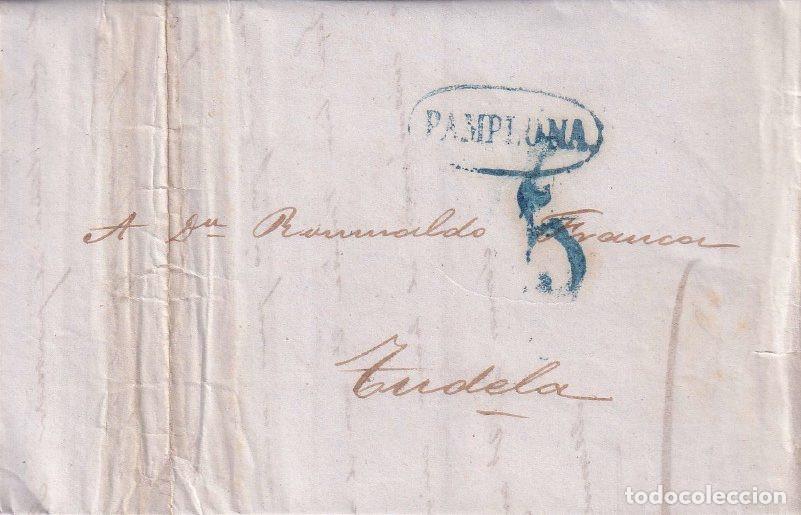 Sellos: 1840. Carta de Pamplona a Tudela