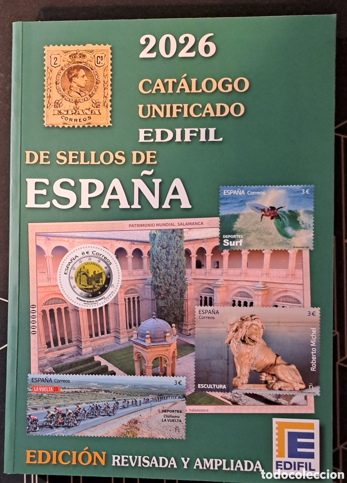 Briefmarken: Catalogo de 2026 de Edifil de sellos de Espa&ntilde;