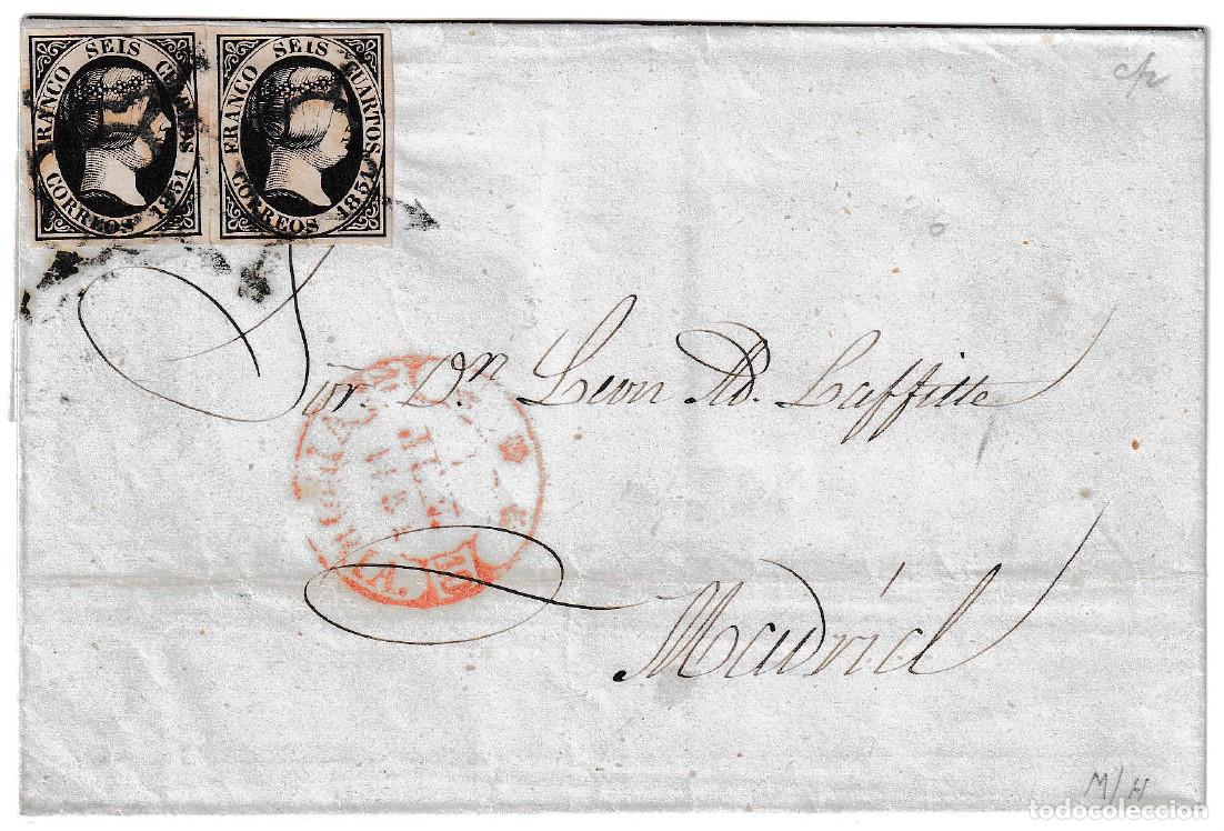 Sellos: 1851. Carta de Vitoria a Madrid