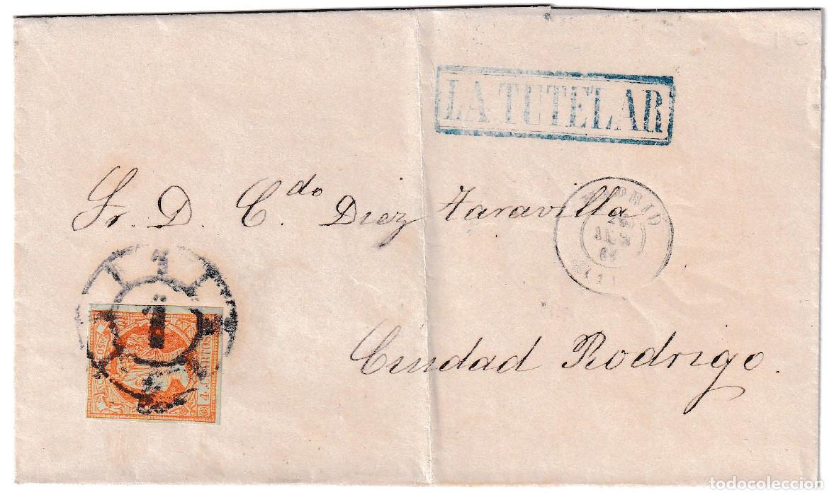 Sellos: 1864. Envuelta de Madrid a Ciudad Rodrigo