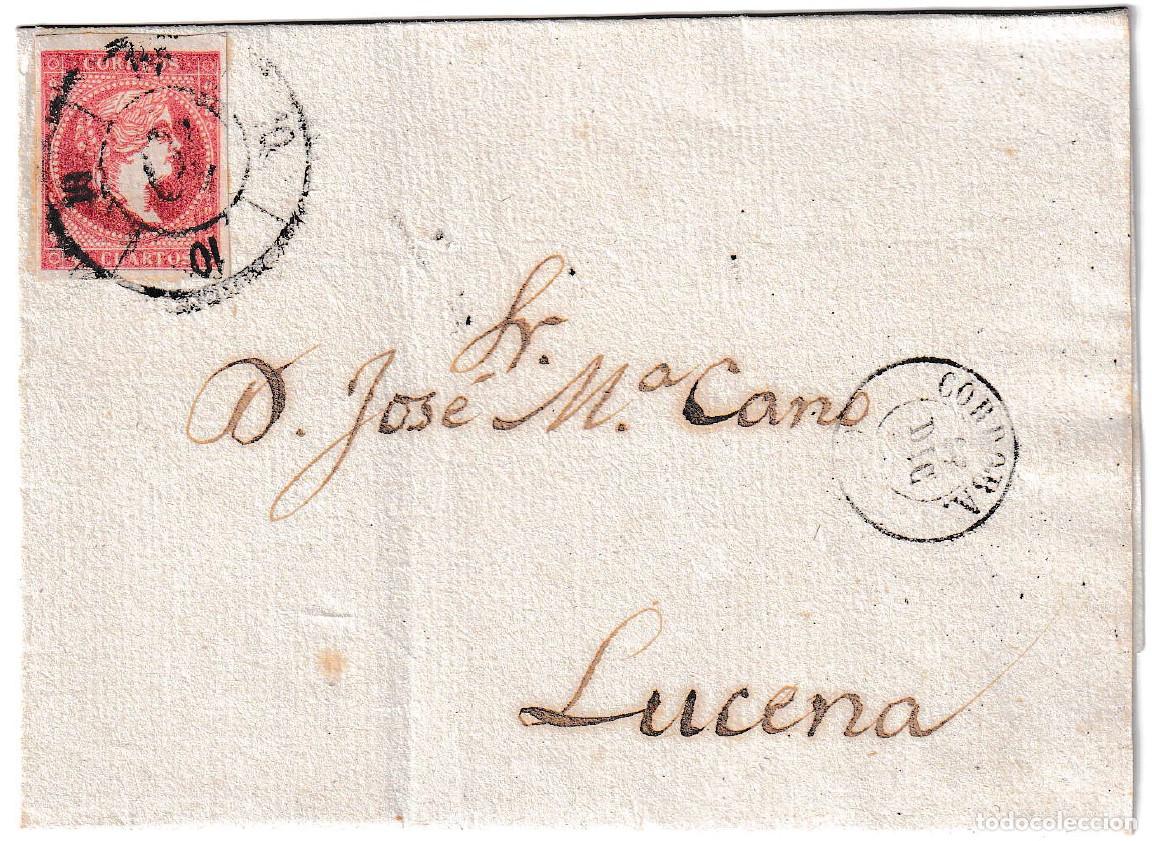 Sellos: 1859. Envuelta de C&oacute;rdoba a Lucena