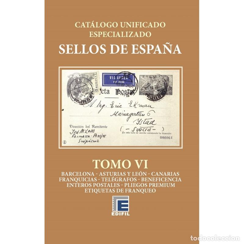 Sellos: Cat&aacute;logo Especializado de Sellos de Espa&ntilde;a Serie Bronce Tomo VI Edici&oacute;n 2026