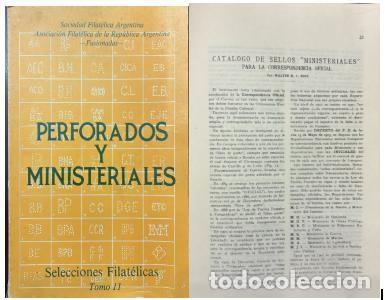 Sellos: MI) THE BOOK *PERFORADOS Y MINISTERIALES*&mdash;VOLUME 11 OF THE RENOWNED ARGENTINE PHILATELIC LITERATURE