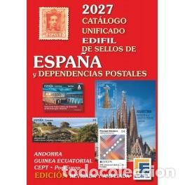 Sellos: Cat&aacute;logo de Sellos de Espa&ntilde;a y Dependencias Postales 2027