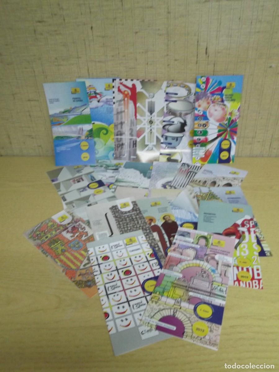 Briefmarken: Lote de 22 Folletos de correos D&iacute;pticos 2013.Emisi&oacute;n sello correos.Nuevos