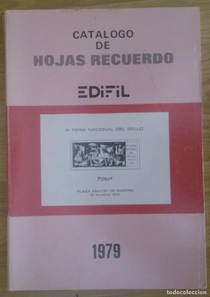 Sellos: CATALOGO EDIFIL DE 'HOJAS RECUERDO' 1979