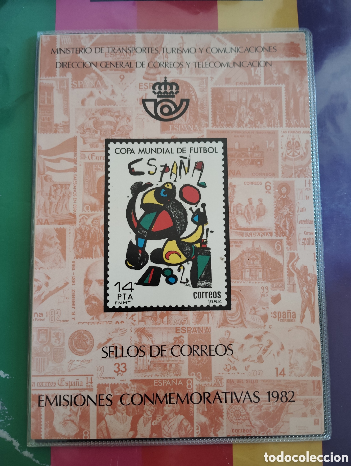 Stamps: Sellos Espa&ntilde;a 1982. Carpeta correos emisiones de sellos de Espa&ntilde;a a&ntilde;o 1982