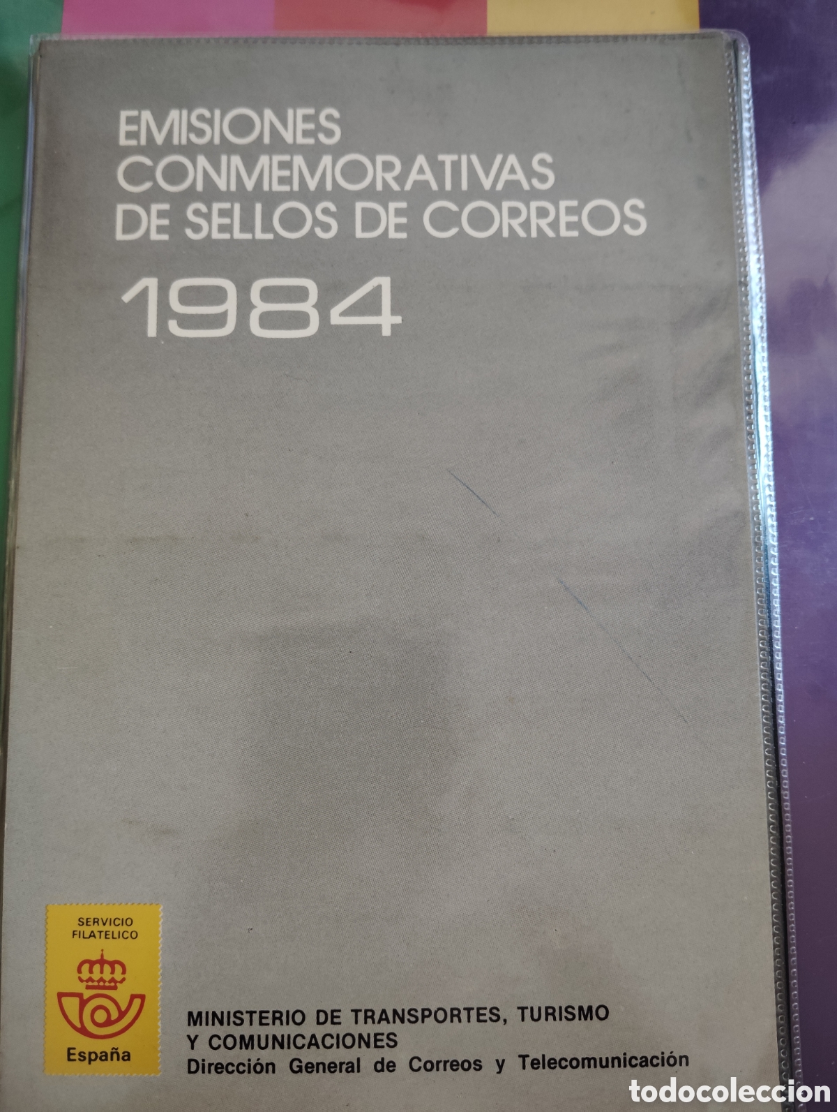 Stamps: Sellos Espa&ntilde;a 1984. Carpeta sellos de correos de Espa&ntilde;a a&ntilde;o 1984.