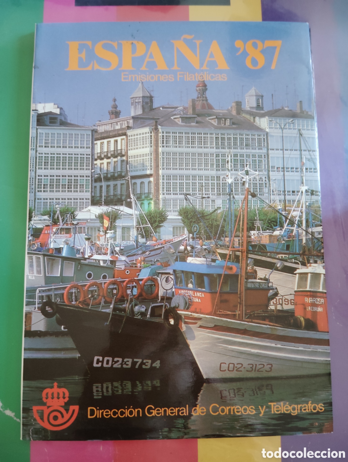 Stamps: Sellos Espa&ntilde;a 1987. Carpeta sellos de correos de Espa&ntilde;a emisiones de 1987