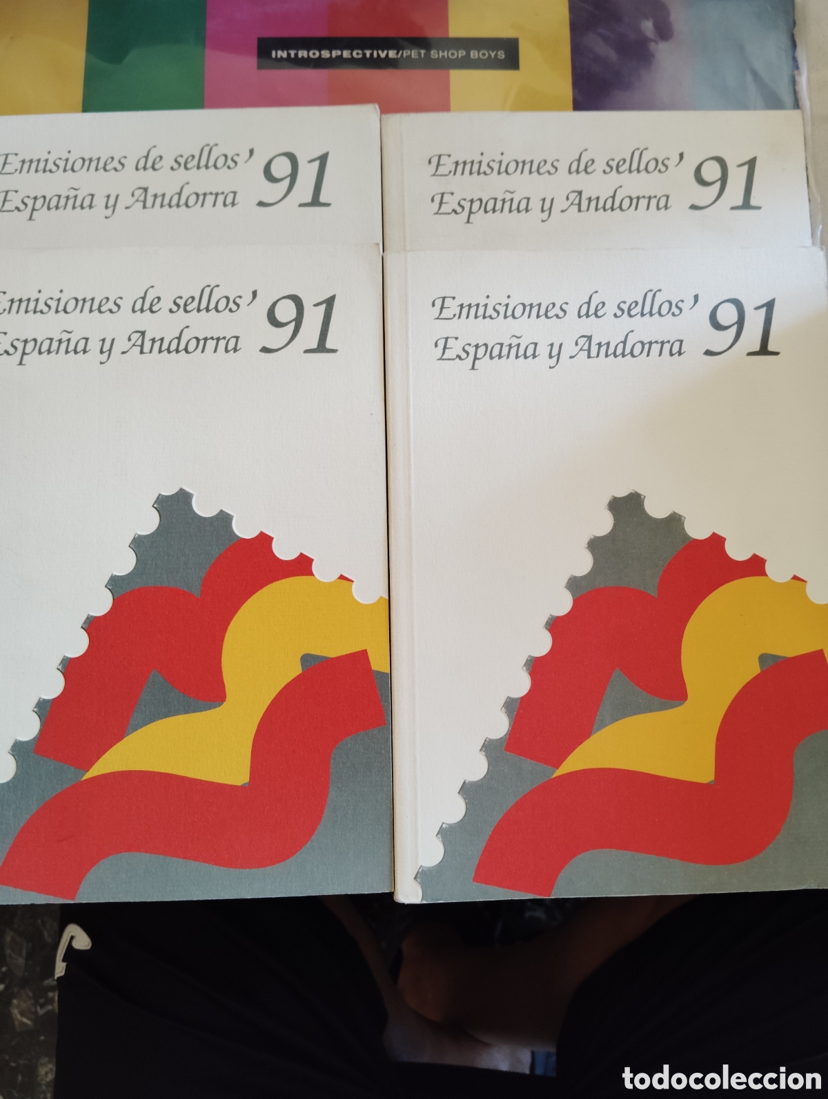Sellos: Sellos Espa&ntilde;a y Andorra a&ntilde;o 1991. Libro correos.