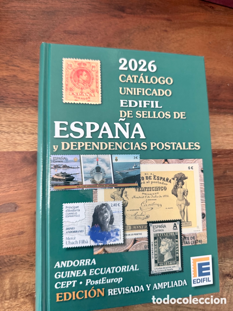 Sellos: Cat&aacute;logo Edifil Sellos Espa&ntilde;a y Colonias A&ntilde;o 2026