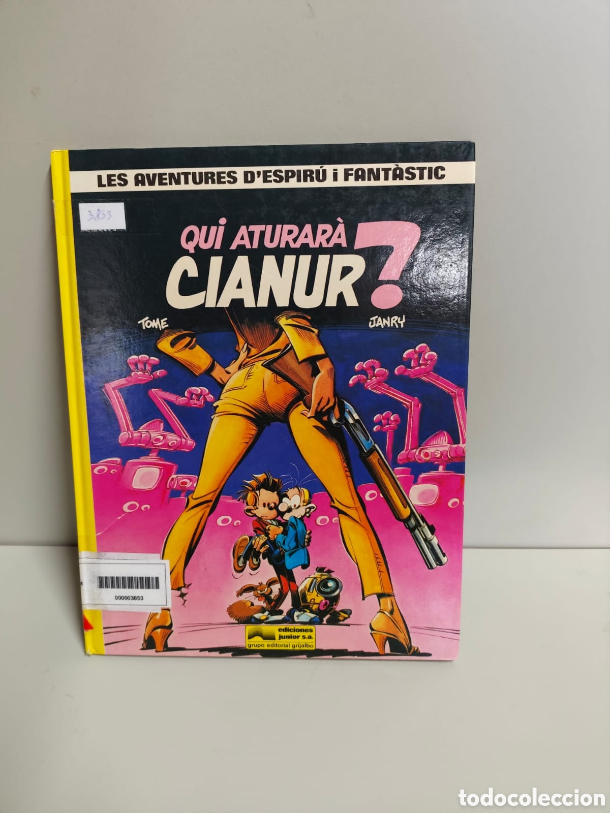 Sellos: Espirou. Les aventures d' Espiru y Fantastic. Qui aturara cianur? En catalan, 1989