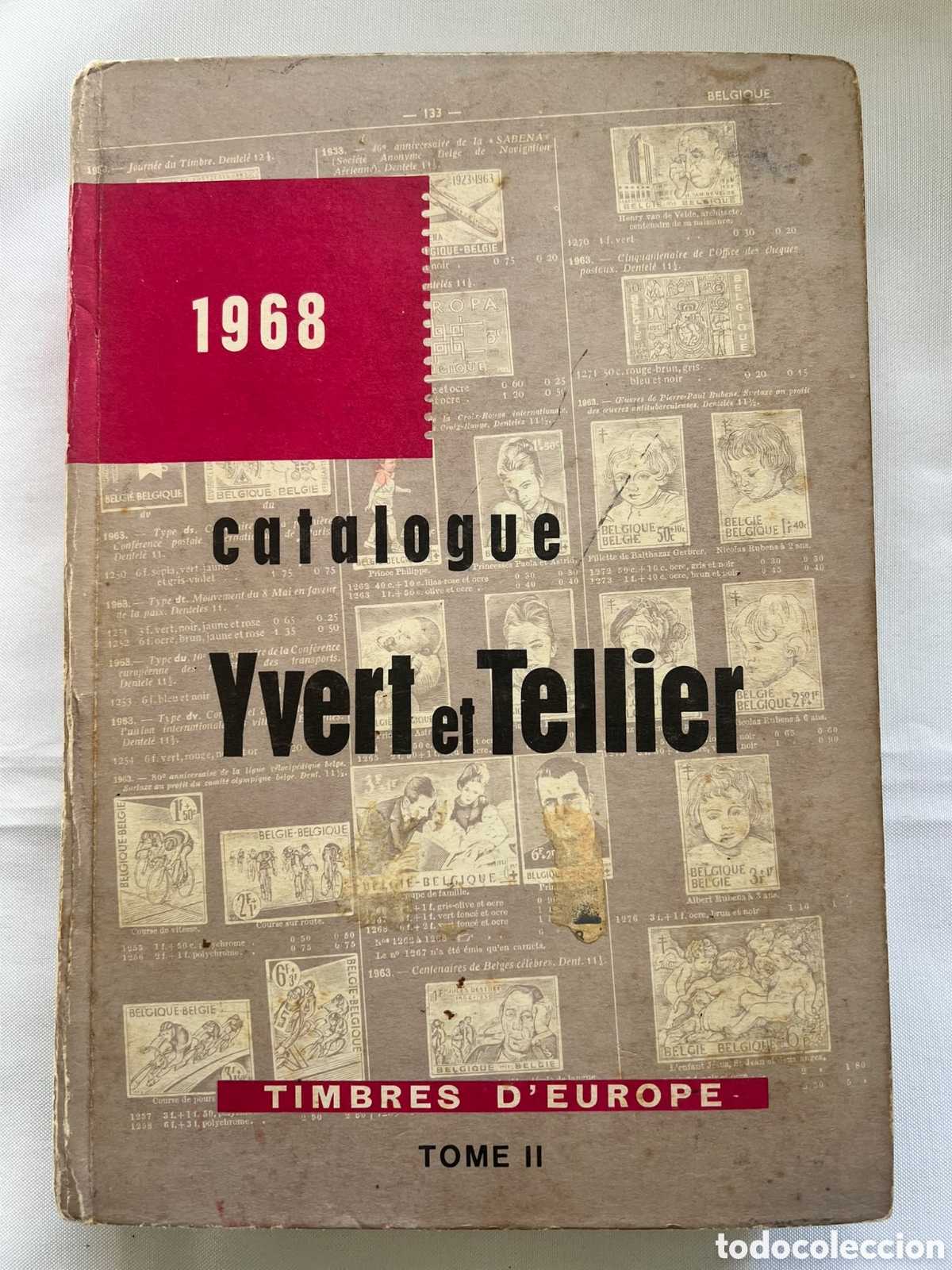 Sellos: Cat&aacute;logo de Timbres-Poste Yvert et Tellier 1968. Tome II Europe. Filatelia.