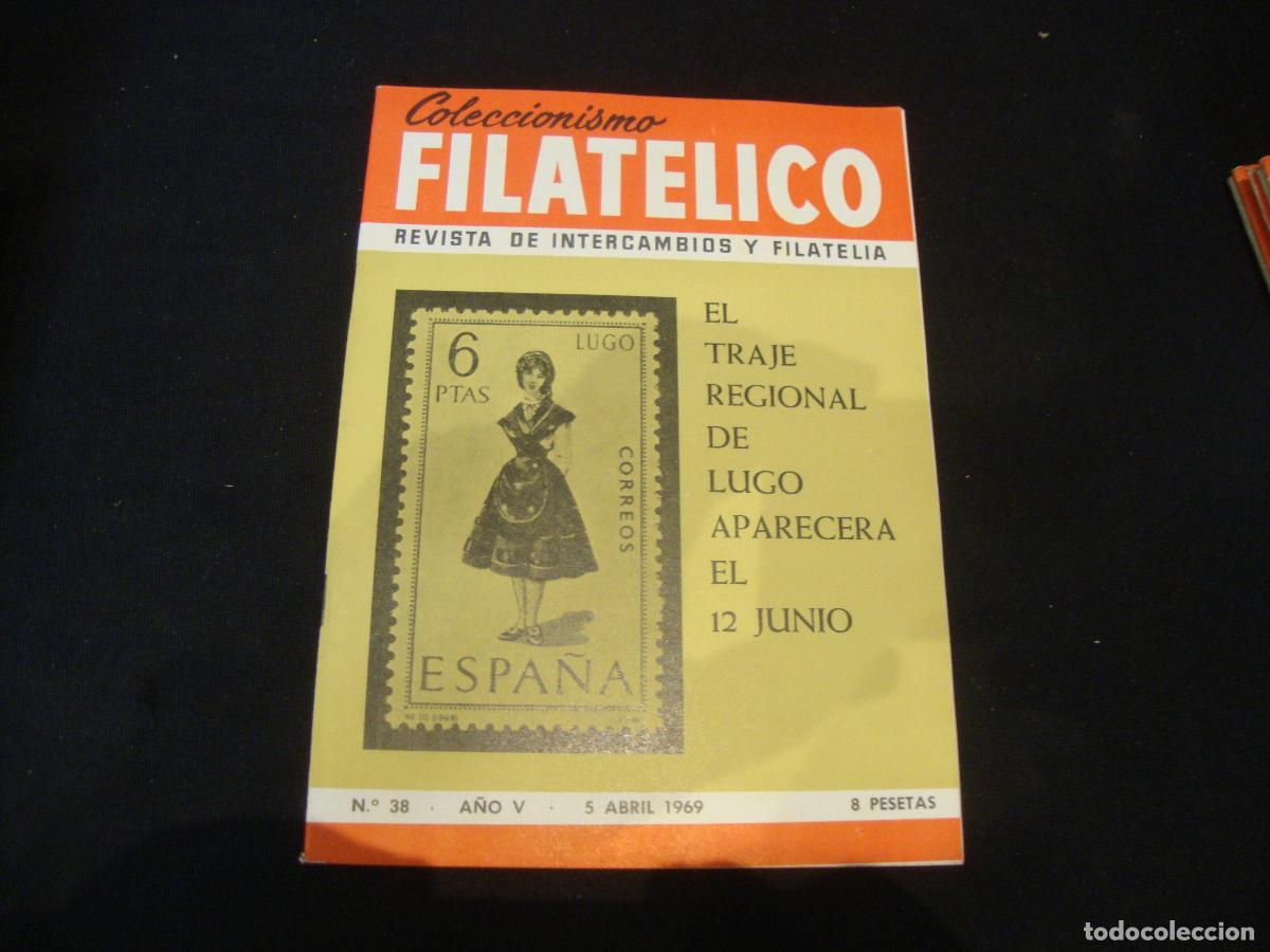 Sellos: REVISTA COLECCIONISMO FILATELICO N&ordm; 38 A&Ntilde;O V 1969