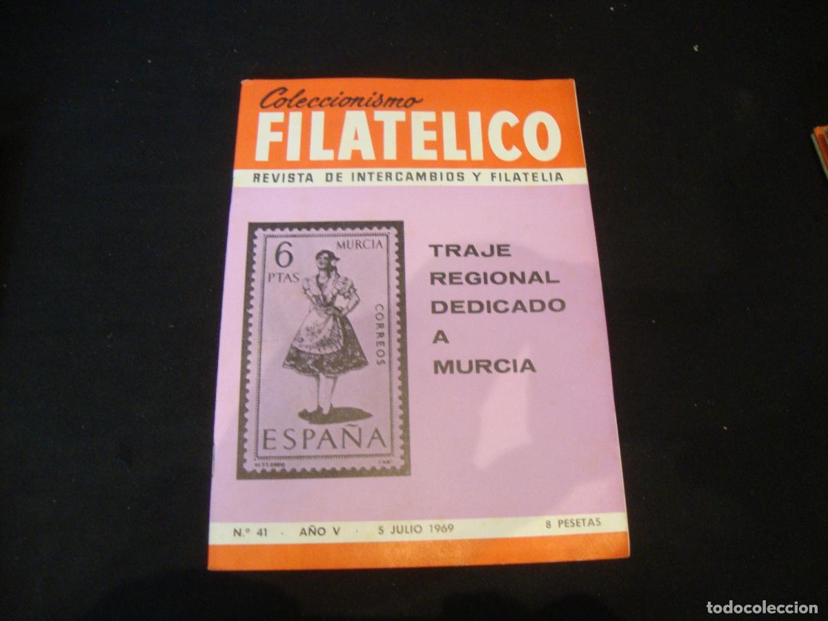 Sellos: REVISTA COLECCIONISMO FILATELICO N&ordm; 41 A&Ntilde;O V 1969