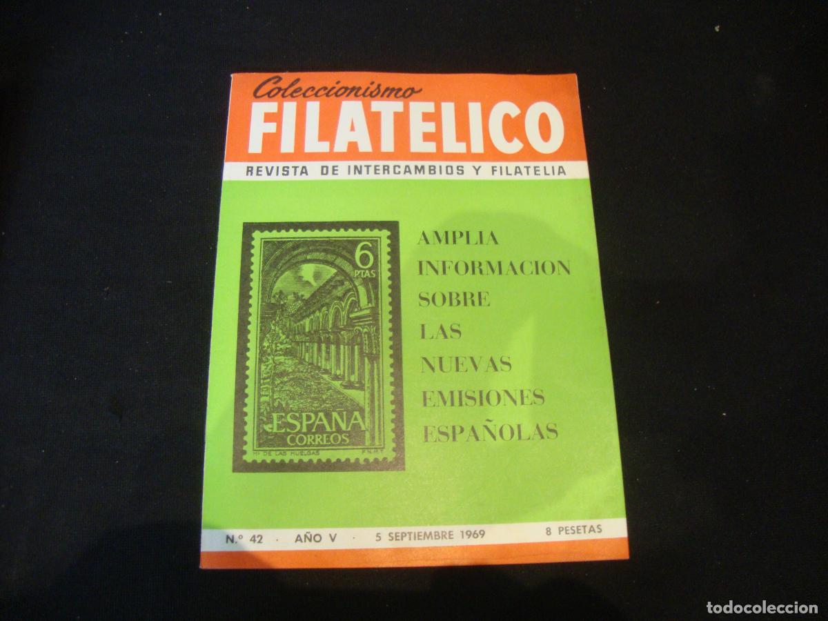 Sellos: REVISTA COLECCIONISMO FILATELICO N&ordm; 42 A&Ntilde;O V 1969