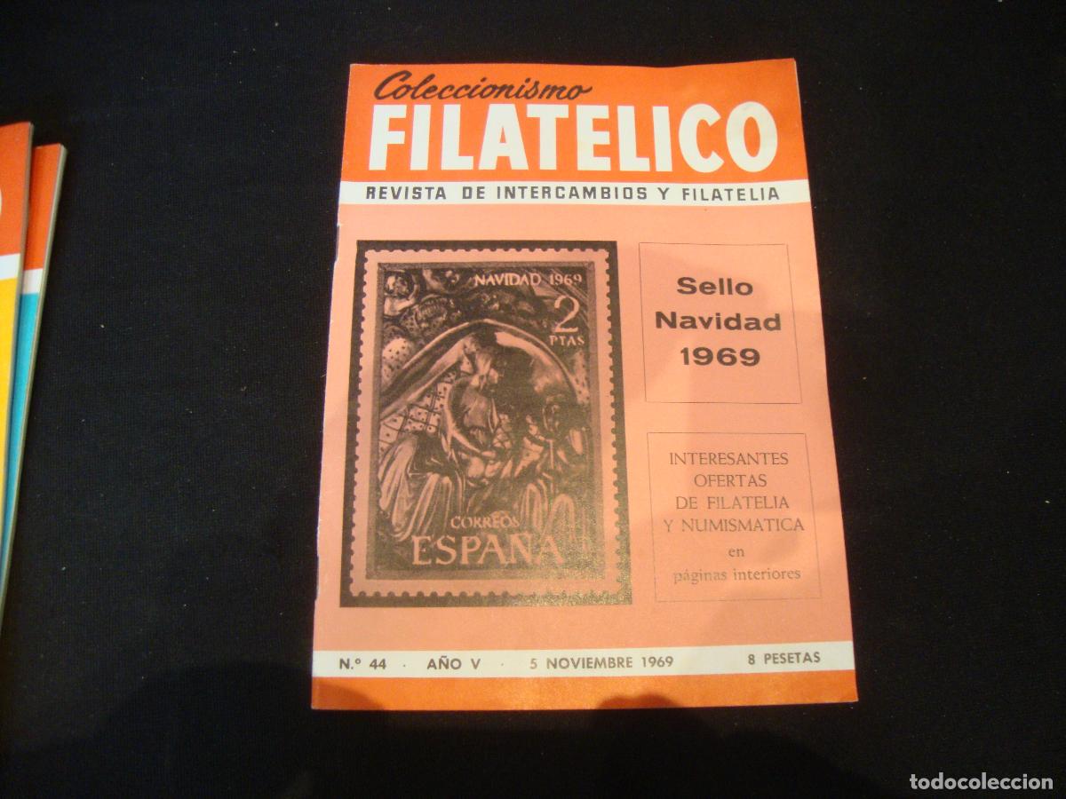 Sellos: REVISTA COLECCIONISMO FILATELICO N&ordm; 44 A&Ntilde;O V 1969