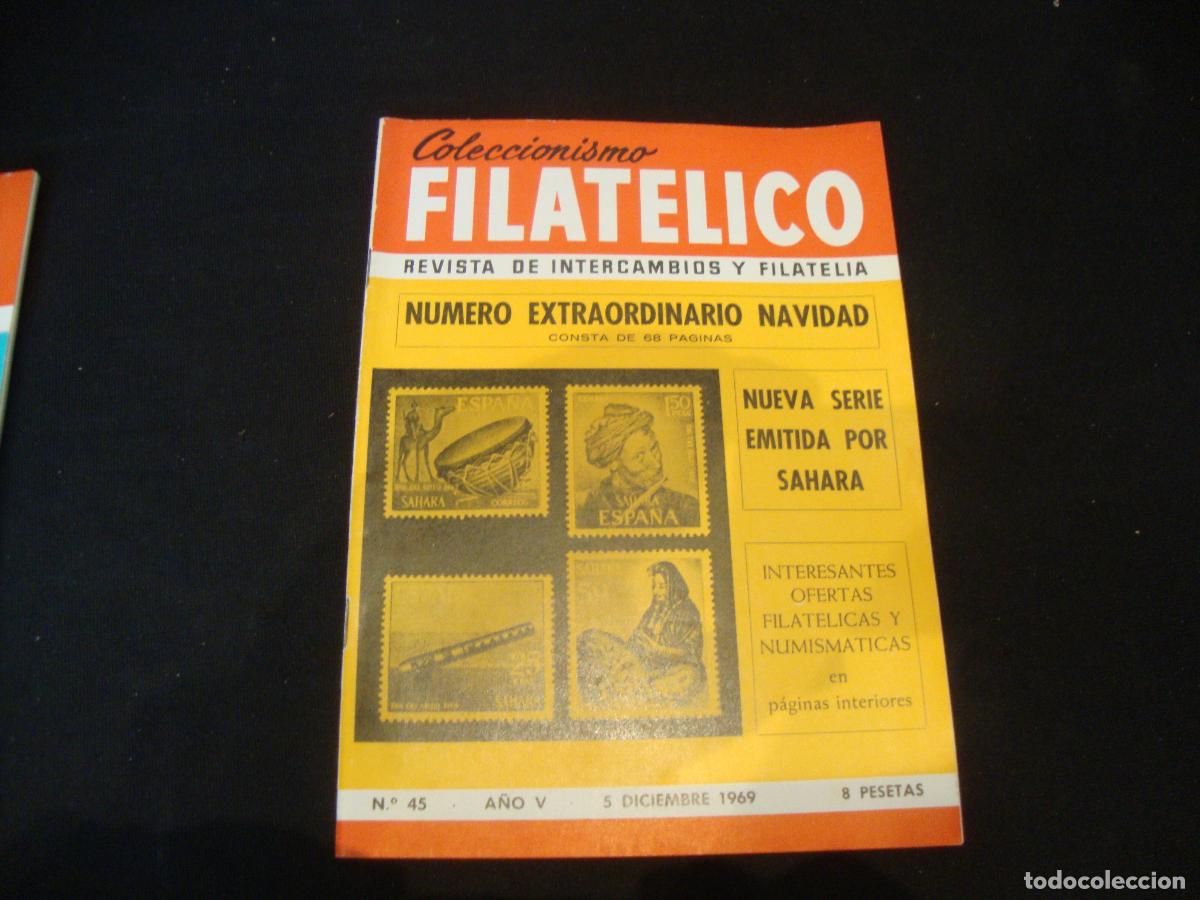 Sellos: REVISTA COLECCIONISMO FILATELICO N&ordm; 45 A&Ntilde;O V 1969