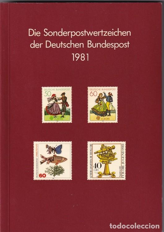 Selos: Anuario sellos Alemania 1981 - Die Sonderpostwertzeichen der Deutschen Bundespost