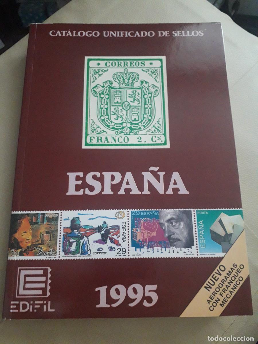 Sellos: Cat&aacute;logo unificado de sellos de Espa&ntilde;a 1995. EDIFIL.