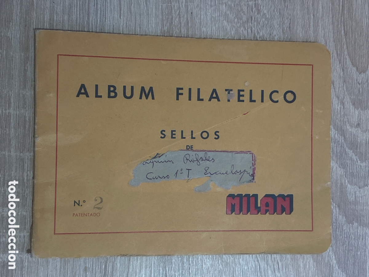Sellos: &Aacute;lbum filat&eacute;lico sellos vac&iacute;o Milan