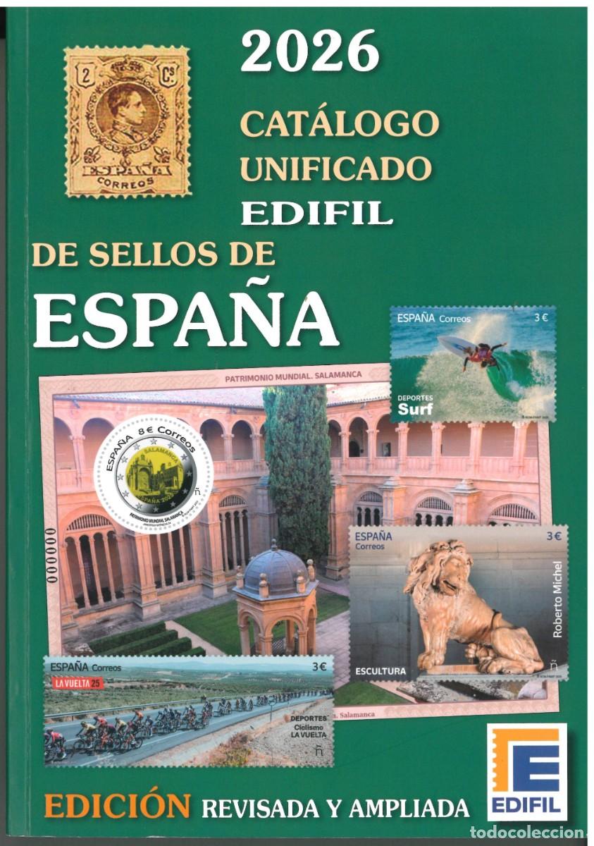 Sellos: Cat&aacute;logo Edifil 2026 como nuevo. - Foto 1