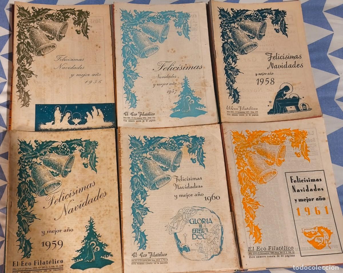 Sellos: Eco Filat&eacute;lico del a&ntilde;o 1955 al 1960, 132 n&uacute;meros, 6 a&ntilde;os completos