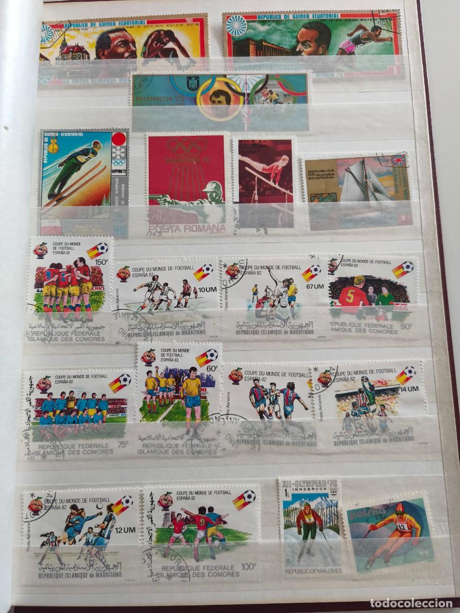 Sellos: Libro de sellos con lote de sellos - Foto 10