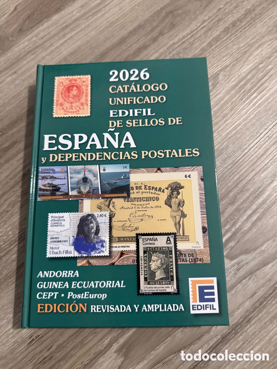 Sellos: Catalogo Edifil Sellos Espa&ntilde;a y Dependencias postales 2026