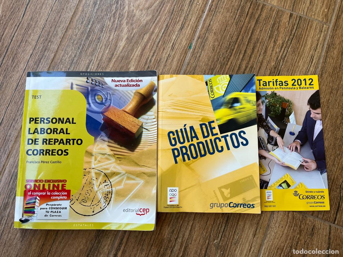 Sellos: LOTE CORREOS - GUIA DE PRODUCTOS Y TARIFAS 2012 + test oposiciones