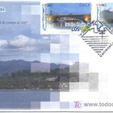 Sellos: CHILE 2007.- SOBRE PRIMER DIA.- NUEVA REGION DE LOS RIOS. Lote 26946718