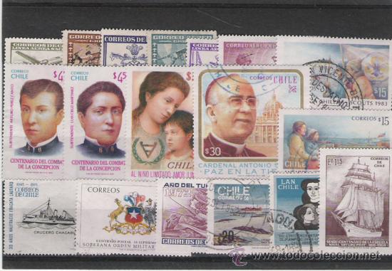 Sellos: CHILE BONITO LOTE DE SELLOS - Foto 1