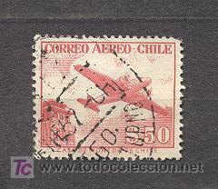 Sellos: CHILE, 1 SELLO USADO - Foto 1