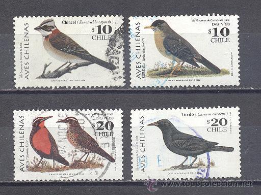 Sellos: CHILE, AVES CHILENAS - Foto 1