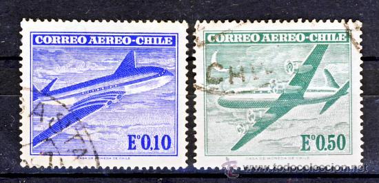Sellos: CHILE.-CORREO AEREO DE CHILE (6) - Foto 1
