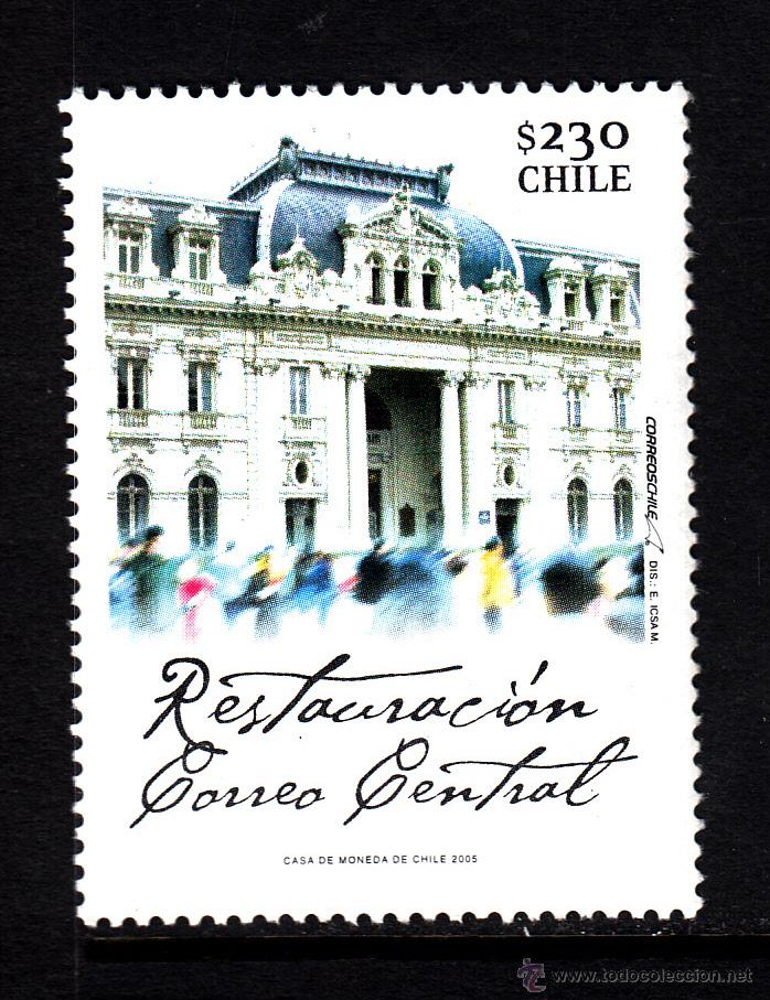 Sellos: CHILE 1700** - A&Ntilde;O 2005 - ARQUITECTURA - RESTAURACION DEL EDIFICIO CENTRAL DE CORREOS - Foto 1