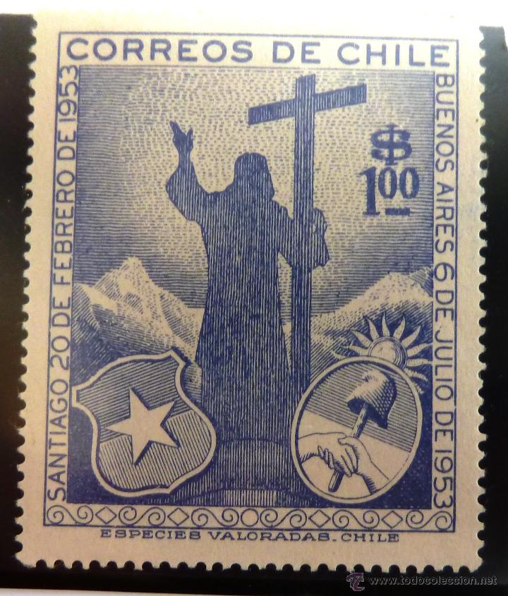 Sellos: SELLOS CHILE 1955. NUEVO. - Foto 1