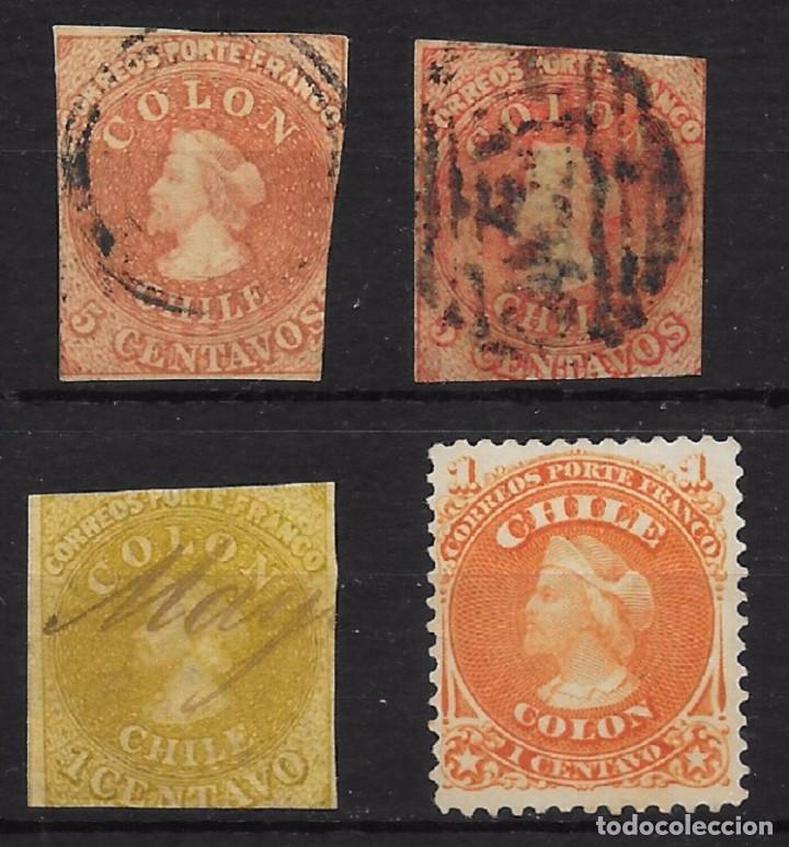 Sellos: CHILE. SELLOS CL&Aacute;SICOS - Foto 1