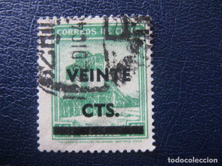 Sellos: Chile, sello de 1938 sobrecargado - Foto 1