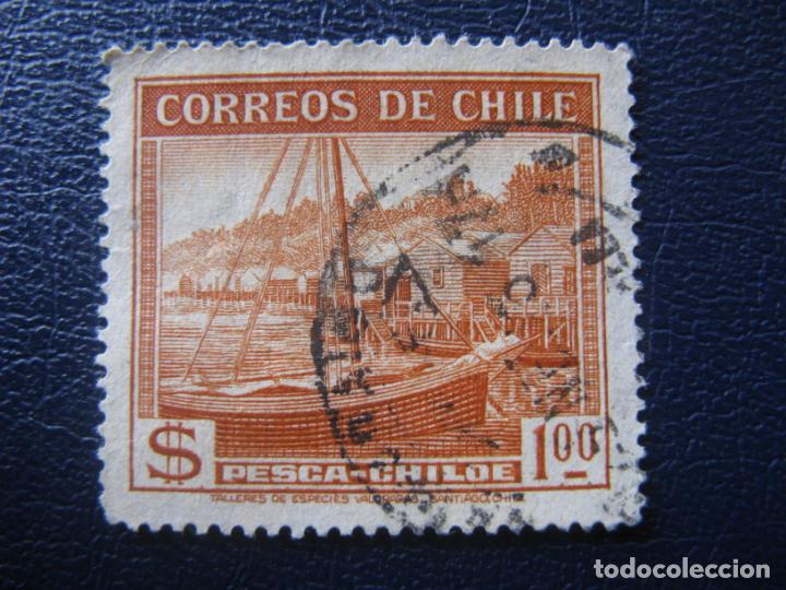 Sellos: Chile, 1942 pesca, Yvert 198 - Foto 1