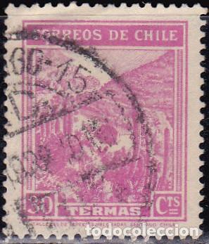 Sellos: 1938 - CHILE - INDUSTRIA - TERMAS - YVERT 171 - Foto 1