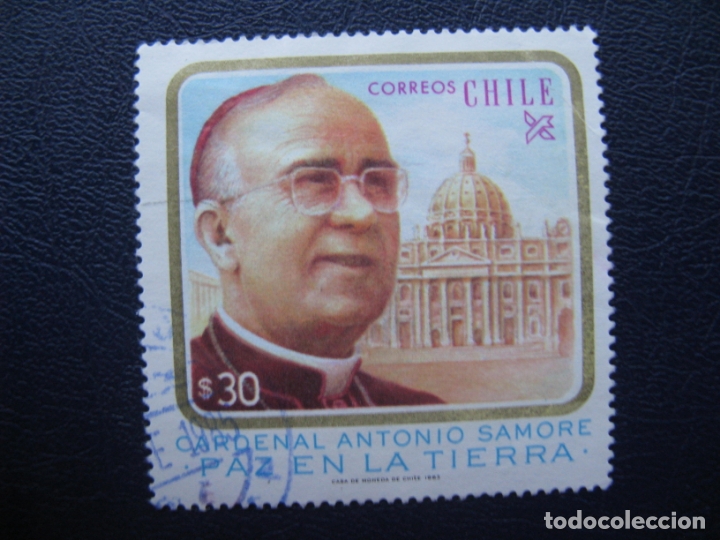 Sellos: chile, 1983 cardenal antoio samore - Foto 1
