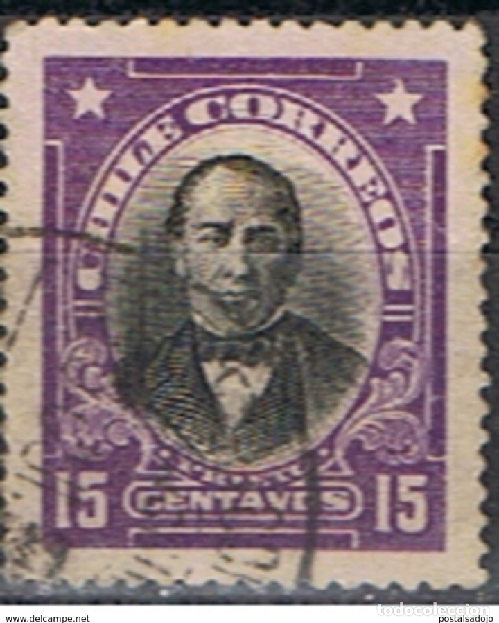 Sellos: CHILE // YVERT 115 // 1915-27 - Foto 1