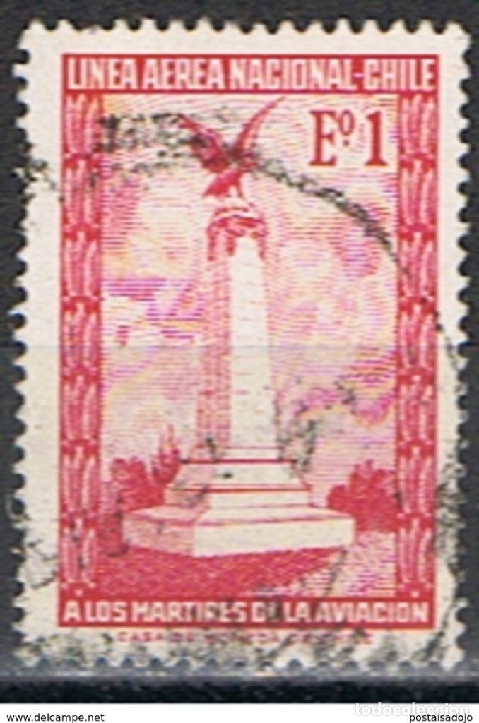 Sellos: CHILE // YVERT 227 AEREO // 1965 - Foto 1