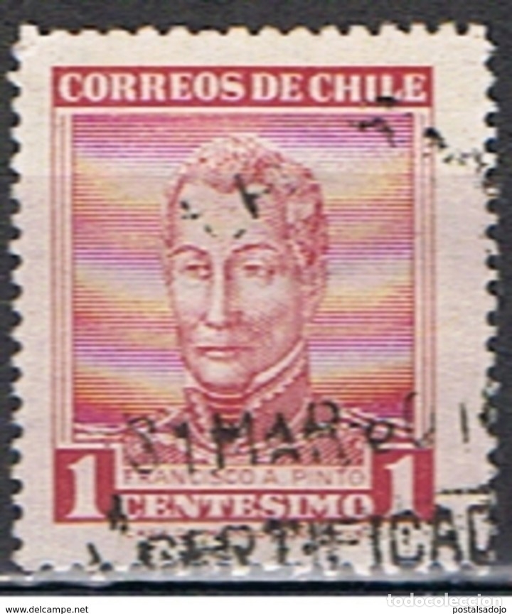 Sellos: CHILE // YVERT 281 // 1960 ... USADO - Foto 1