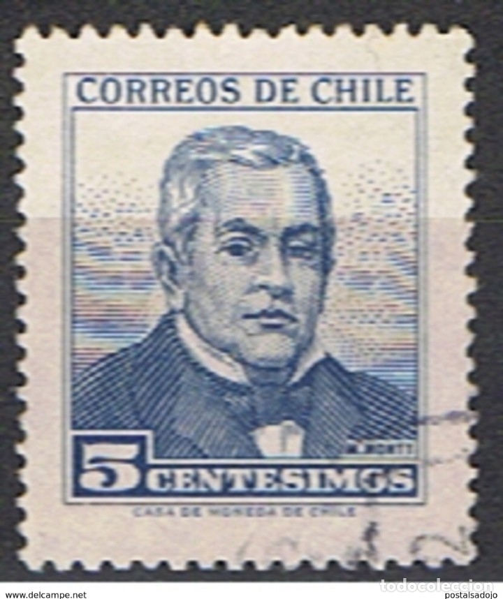 Sellos: CHILE // YVERT 282 // 1960 ... USADO - Foto 1
