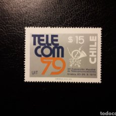 Sellos: CHILE YVERT 528 SERIE COMPLETA NUEVA SIN CHARNELA. TELECOM 79. TELECOMUNICACIONES