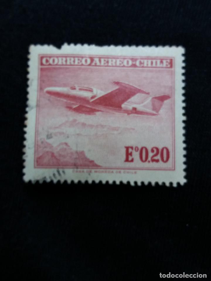 Sellos: CORREO AEREO DE CHILE, E.0,20, A&Ntilde;O 1962. - Foto 1