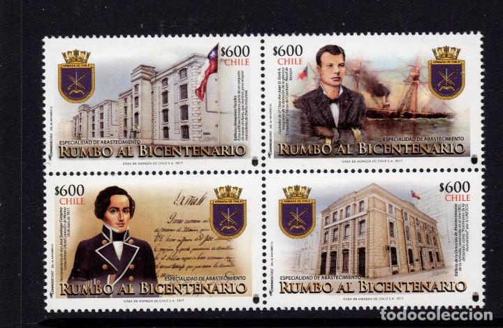 Sellos: CHILE 2116/19** - A&Ntilde;O 2017 - BICENTENARIO DE LA INDEPENDENCIA - Foto 1