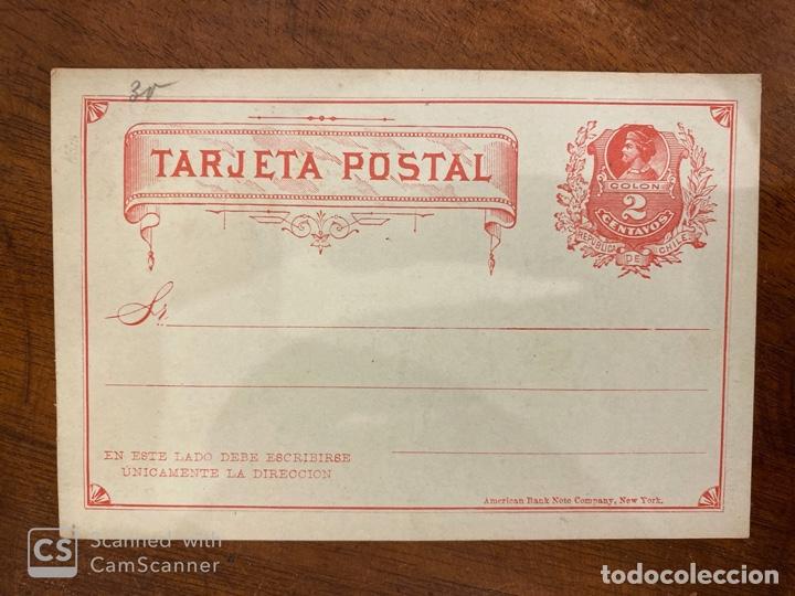 Sellos: ENTERO POSTAL. REPUBLICA DE CHILE. CHILE.  2 CENTAVOS. - Foto 1